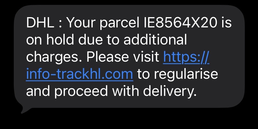 Scam of the month screenshot